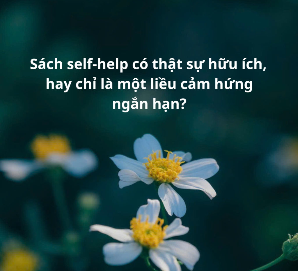 SÁCH SELF-HELP CÓ THỰC SỰ HỮU ÍCH HAY CHỈ LÀ MỘT LIỀU CẢM HỨNG NGẮN HẠN?